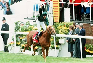 Generous racehorse winning the Derby at Epsom - June 1991 Generous racehorse winning the Derby at Epsom - June 1991