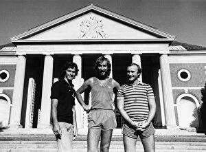 Genesis Rock Group Phil Collins Mike Rutherford Tony Banks on tour in the USA dbase