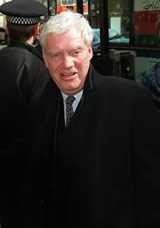Images Dated 13th April 1999: Geoff Hinsliffe actor at the memorial service of Coronation Street actor Bryan Mosley at