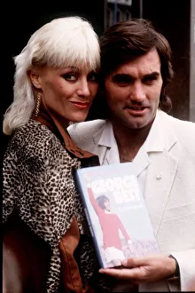 George Best and Angela Best with his book March 1982 George Best and Angela Best with his book March 1982