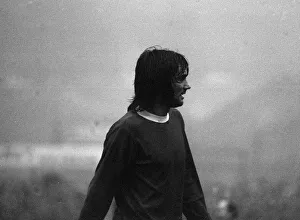 George Best appears out of the mist in the Huddersfield v Manchester United game on a George Best appears out of the mist in the Huddersfield v Manchester United game on a