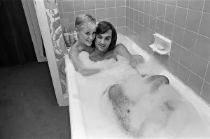 George Best and his girlfriend Angela Macdonald - James pictured at the London home George Best and his girlfriend Angela Macdonald - James pictured at the London home