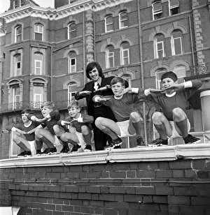 George Best with kids from a Children's Home pictured outside the Imperial Hotel George Best with kids from a Children's Home pictured outside the Imperial Hotel