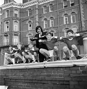 George Best with kids from a Children's Home pictured outside the Imperial Hotel George Best with kids from a Children's Home pictured outside the Imperial Hotel