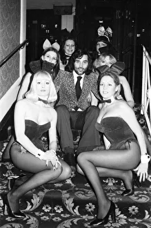 George Best with Playboy Bunnies at The Grosvenor House Hotel in London George Best with Playboy Bunnies at The Grosvenor House Hotel in London