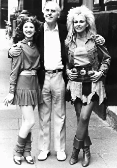 Images Dated 1st April 1982: George Cole Actor with Bonnie Langford and Pamela Stephenson for '