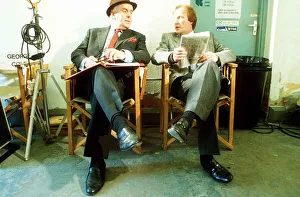 George Cole Actor With Fellow Actor Dennis Waterman In A Scene From The TV Programme George Cole Actor With Fellow Actor Dennis Waterman In A Scene From The TV Programme