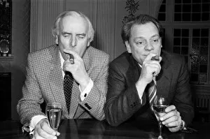 Images Dated 6th February 1986: George Cole (left) and David Jason are now rivals in the West End as well as
