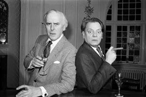 Images Dated 6th February 1986: George Cole (left) and David Jason are now rivals in the West End as well as