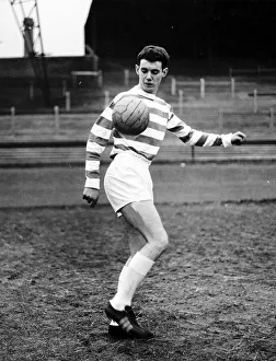 George Connelly Celtic footballer aged 16 years old February 1966 juggling ball Parkhead George Connelly Celtic footballer aged 16 years old February 1966 juggling ball Parkhead