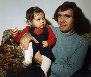 George Connelly at home with his daughter September 1974 George Connelly at home with his daughter September 1974