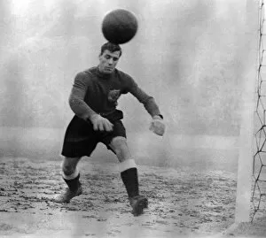 00244 Gallery: George Farm Blackpool Goalkeeper 1948 - 1960, pictured in action November 1948