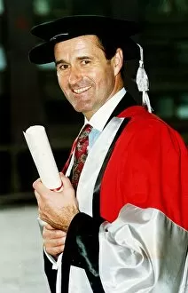 George Graham Arsenal manager recieves hon fellowship from north London poly