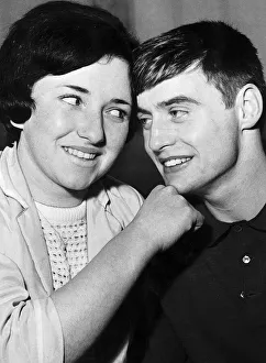 George Hind with girlfriend Margaret Harvey George Hind with girlfriend Margaret Harvey