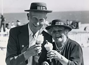 George and Kate Key on holiday in Great Yarmouth. George has had his summer holiday