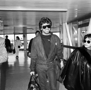 George Michael and girlfriend Kathy Jeunge, arriving at Heathrow airport from Los Angeles George Michael and girlfriend Kathy Jeunge, arriving at Heathrow airport from Los Angeles