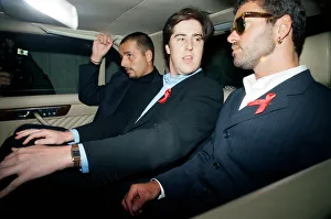 George Michael pictured in a car during his failed court battle to be released from his George Michael pictured in a car during his failed court battle to be released from his
