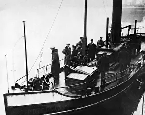 German Ex-Crown Prince Wilhelm seen here in exile in Holland. 28th November 1918 German Ex-Crown Prince Wilhelm seen here in exile in Holland. 28th November 1918