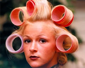 Giant size curlers for big curls in December 1998 Giant size curlers for big curls in December 1998