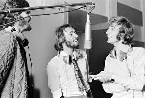 Images Dated 3rd September 1970: The Gibb Brothers a.k.a. The Bee Gees, newly reunited & back in the recording studio