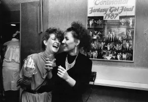 Images Dated 25th February 1988: Giggles and a good time at Liverpools Club Continental. 25th February 1988
