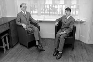 Images Dated 30th August 1972: Gilbert and George pictured in Fouriers Street, East London. August 1972