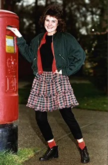 Gillian Kearney, actress from the TV programme Brookside. November 1987 Gillian Kearney, actress from the TV programme Brookside. November 1987
