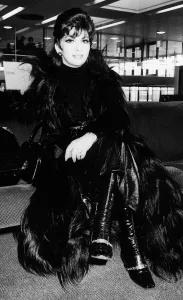 Gina Lollobrigida Italian actress at Heathrow airport 1970 Gina Lollobrigida Italian actress at Heathrow airport 1970