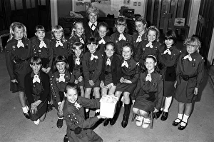 Girls from Mount Methodist Brownie Pack are helping boost the Stop Press Stampede Girls from Mount Methodist Brownie Pack are helping boost the Stop Press Stampede