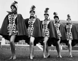More glamour for Manchester United at Old Trafford, where the Unitedettes rehearsed at More glamour for Manchester United at Old Trafford, where the Unitedettes rehearsed at