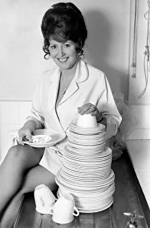 Glamour model Mrs. Jeannette Bradley. February 1975 75-01130-004 Glamour model Mrs. Jeannette Bradley. February 1975 75-01130-004