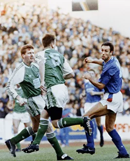 Glasgow Rangers 4 v Hibernian 0. Scottish Premier Division match at IBrox Stadium Glasgow Rangers 4 v Hibernian 0. Scottish Premier Division match at IBrox Stadium