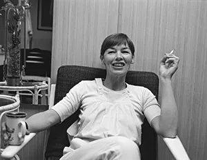 Glenda Jackson, actor, pictured enjoying a drink, a cigarette and a moment Glenda Jackson, actor, pictured enjoying a drink, a cigarette and a moment