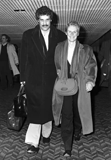 Images Dated 6th March 1989: Glenn Close actress who starred in Fatal Attraction arriving at Heathrow with lover John