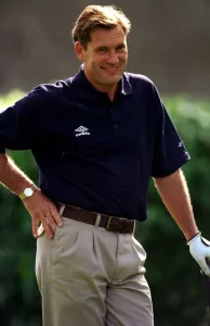 Glenn Hoddle England coach plays golf in France June 1998 The England football Glenn Hoddle England coach plays golf in France June 1998 The England football