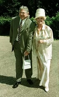 Images Dated 4th August 1996: Gloria Hunniford presenter attends the wedding of Jolson star Brain Conley