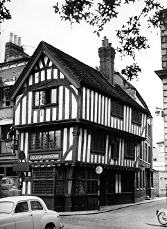 The Golden Cross pub in Coventry, West Midlands. 5th August 1960 The Golden Cross pub in Coventry, West Midlands. 5th August 1960