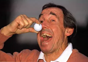 Gordon Banks Ex England Goalkeeper out golfing showing he is the number one Gordon Banks Ex England Goalkeeper out golfing showing he is the number one
