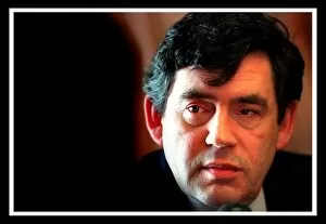 Images Dated 22nd March 1999: Gordon Brown Chancellor of the Exchequer seen here at the launch of the £