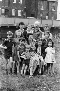 Gordon Gillick with his wife Victoria Gillick and their ten children at home in Wisbech Gordon Gillick with his wife Victoria Gillick and their ten children at home in Wisbech