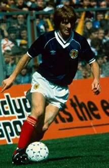 Gordon Strachan in action for Scotland Circa 1986