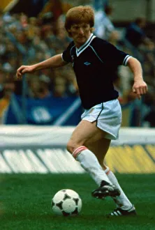 Gordon Strachan in action for Scotland March 1989 Gordon Strachan in action for Scotland March 1989