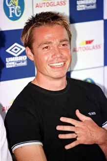 Graeme Le Saux who has just been signed for Chelsea August 1997 Graeme Le Saux who has just been signed for Chelsea August 1997