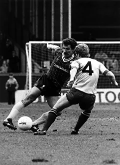 Graeme Souness Football Player Liverpool 31st March 1984 takes on Kenny Jackett in Graeme Souness Football Player Liverpool 31st March 1984 takes on Kenny Jackett in