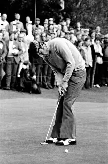 Images Dated 13th October 1973: Graham Marsh playing golf in the Piccadilly World Match Play Championship, which he lost