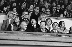 Graham Taylor and Elton John watching the Watford v Gillingham football match Graham Taylor and Elton John watching the Watford v Gillingham football match
