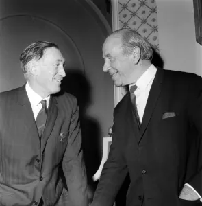 The two great Manchester football managers came face to face on the eve of the second leg The two great Manchester football managers came face to face on the eve of the second leg