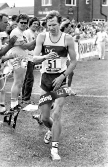 Images Dated 17th June 1984: Great North Run, 17 June 1984 - Oyvind Dahl the winner of the Great North Run 1984