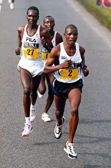 Images Dated 18th September 1994: Great North Run, 18 September, 1994 - Benson Masya (No.2), Paul Tergat (No