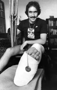 The Great North Run 27 June 1982 - David Robinson from heaton who ran the whole race with The Great North Run 27 June 1982 - David Robinson from heaton who ran the whole race with